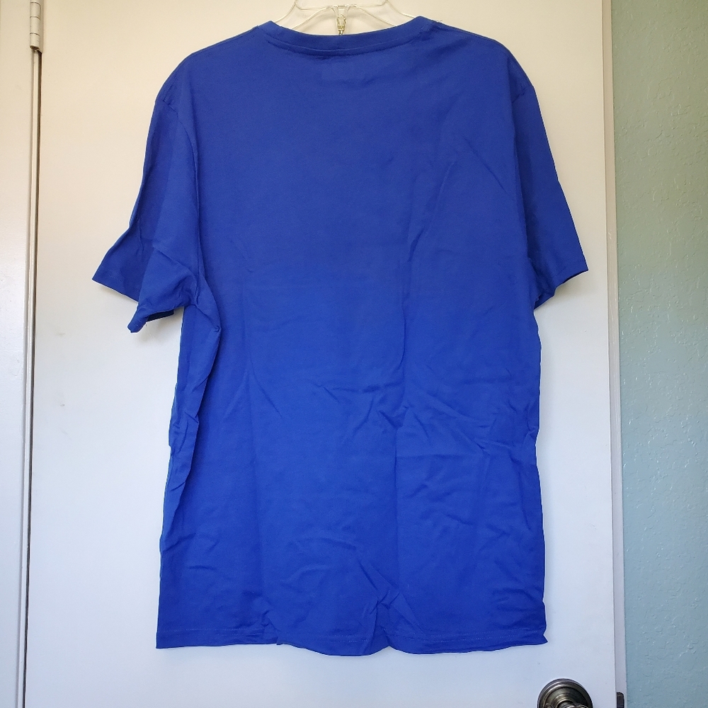 GrandSlam Performance Talk Birdie To Me Men's Golf Shirt Size Large Blue - Picture 3 of 6